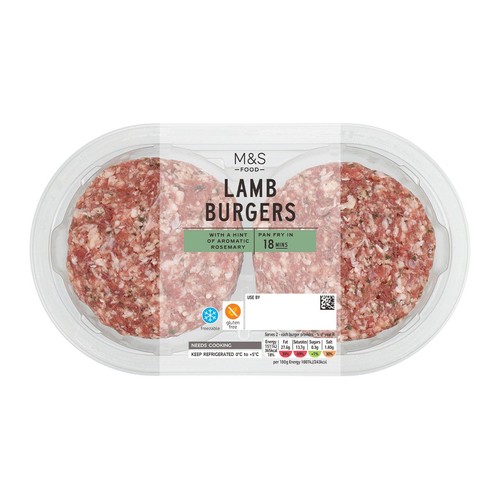 M&S Grill 2 Lamb Burgers thumbnail 2