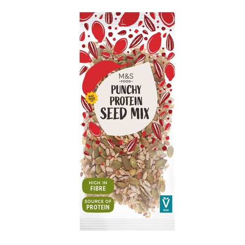 M&S Protein Seed Mix with Garlic & Chilli Seasoning Topper