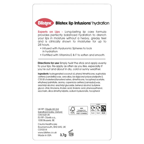 Blistex Lip Infusions Hydration thumbnail 6