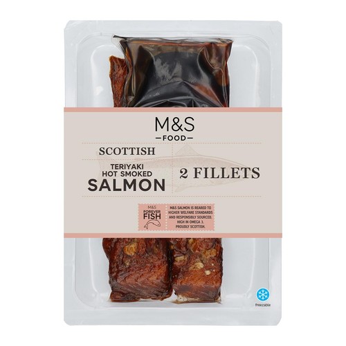M&S Scottish Hot Smoked Teriyaki Salmon