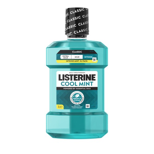 Listerine Cool Mint Intense Mint Classic Mouthwash thumbnail 2