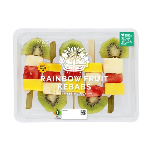 M&S Rainbow Fruit Kebabs