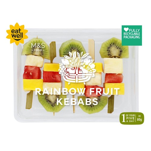 M&S Rainbow Fruit Kebabs thumbnail 2