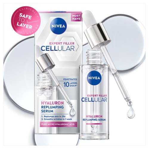 NIVEA Hyaluron Cellular Filler Anti-Wrinkle Face Serum thumbnail 3