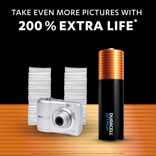Duracell Optimum AA Batteries thumbnail 7