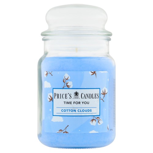 Price's Cotton Clouds Large Jar Candle