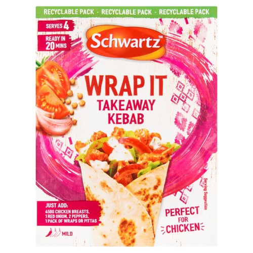 Schwartz Wrap It Takeaway Kebab Recipe Mix thumbnail 2