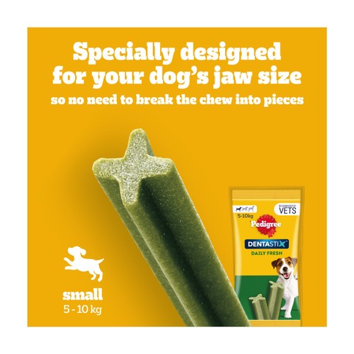 Pedigree Dentastix Fresh Adult Small Dog Treats 35 x Dental Sticks thumbnail 6
