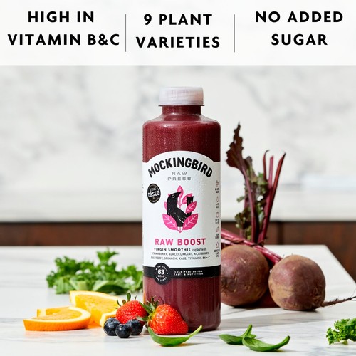 Mockingbird Raw Boost Smoothie, Berry, Beetroot  thumbnail 4