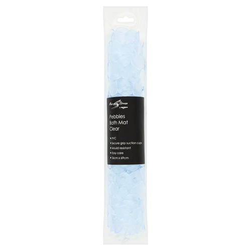 Aqualona Pebbles Clear Bath Mat thumbnail 2
