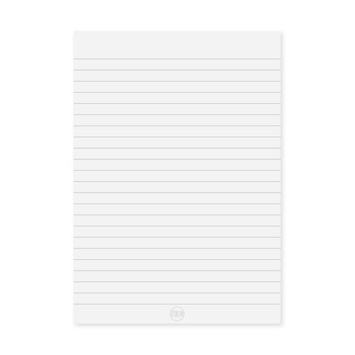 Nu Kraft A5 Black Stitched Notebook - 80 pgs thumbnail 2