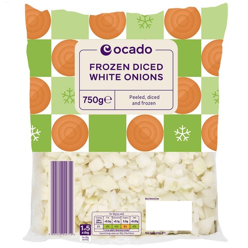 Ocado Frozen Diced White Onions thumbnail 2