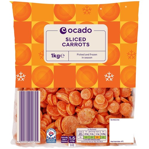 Ocado Frozen Sliced Carrots thumbnail 2