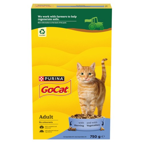 Go-Cat Herring with Vegetables Dry Cat Food thumbnail 2