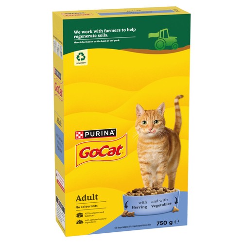 Go-Cat Herring with Vegetables Dry Cat Food thumbnail 3