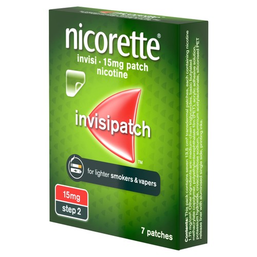 Nicorette Invisi 15mg Patch, (7 Patches), Quit Smoking Aid, Nicotine Patch thumbnail 6