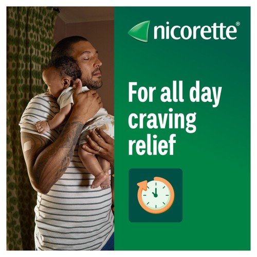 Nicorette Invisi 25mg Patch, (7 Patches), Quit Smoking Aid, Nicotine Patch thumbnail 2