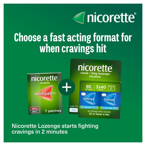 Nicorette Invisi 25mg Patch, (7 Patches), Quit Smoking Aid, Nicotine Patch thumbnail 7