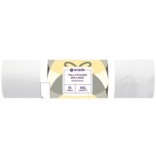 Ocado Tall Kitchen Bin Liner 50L thumbnail 2