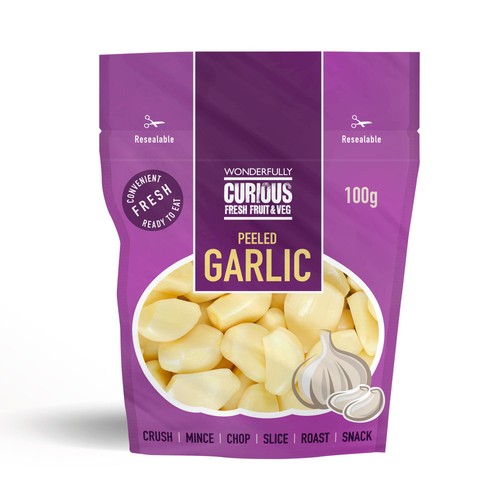 Wonderfully Curious Peeled Garlic