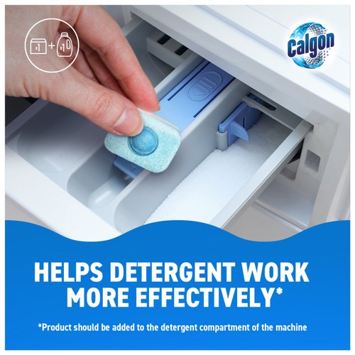 Calgon 4-in-1 Washing Machine Water Softener Tablets thumbnail 5