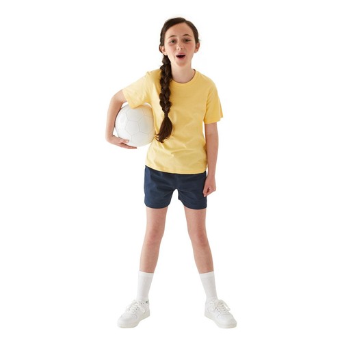 M&S Pure Cotton School Shorts, 11-12 Years, Navy thumbnail 4