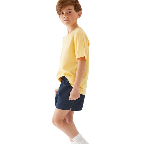 M&S Pure Cotton School Shorts, 11-12 Years, Navy thumbnail 6