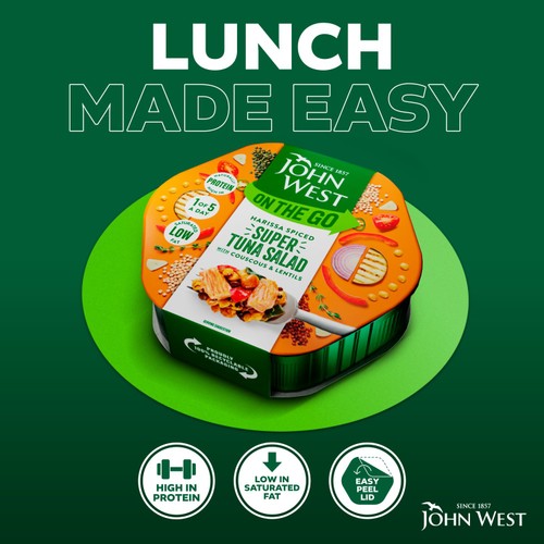 John West On The Go Harissa Spiced Super Tuna Salad thumbnail 4