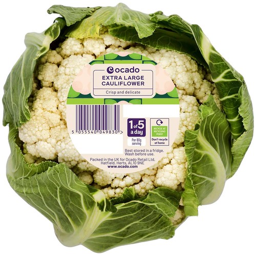 Ocado Extra Large Cauliflower thumbnail 2