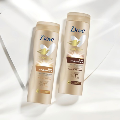 Dove Visible Glow Medium to Dark self tan lotion thumbnail 2