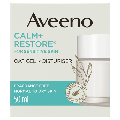 Aveeno Face Calm+Restore Oat Gel Face Cream Moisturiser