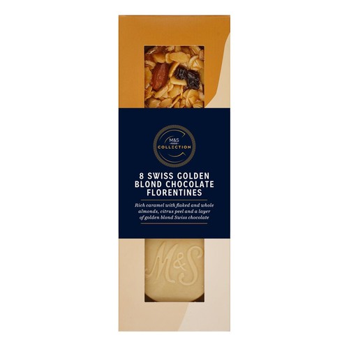 M&S Collection Swiss Golden Blond Chocolate Florentines