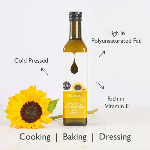 Clearspring Organic Cold Pressed Sunflower Oil thumbnail 2