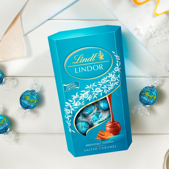 Lindt Lindor Salted Caramel Chocolate Truffles Extra Large Box thumbnail 5