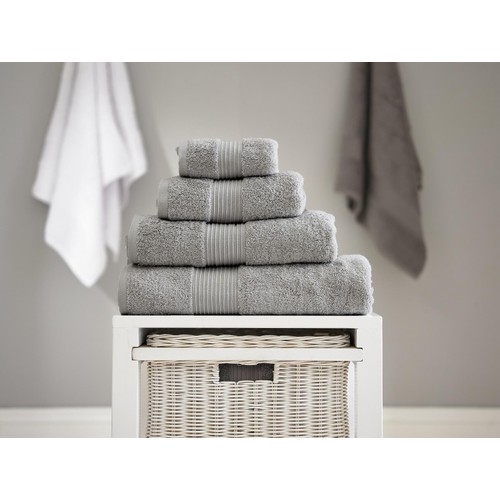 Bliss 100% Pima Cotton Bath Towel, Cloud thumbnail 2