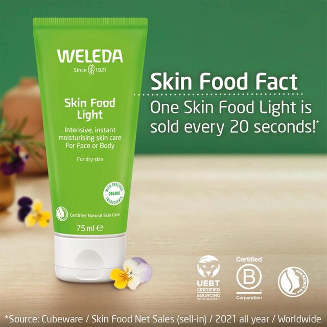 Weleda Skin Food Light Moisturiser Face and Body Natural Organic Dry Skin thumbnail 2