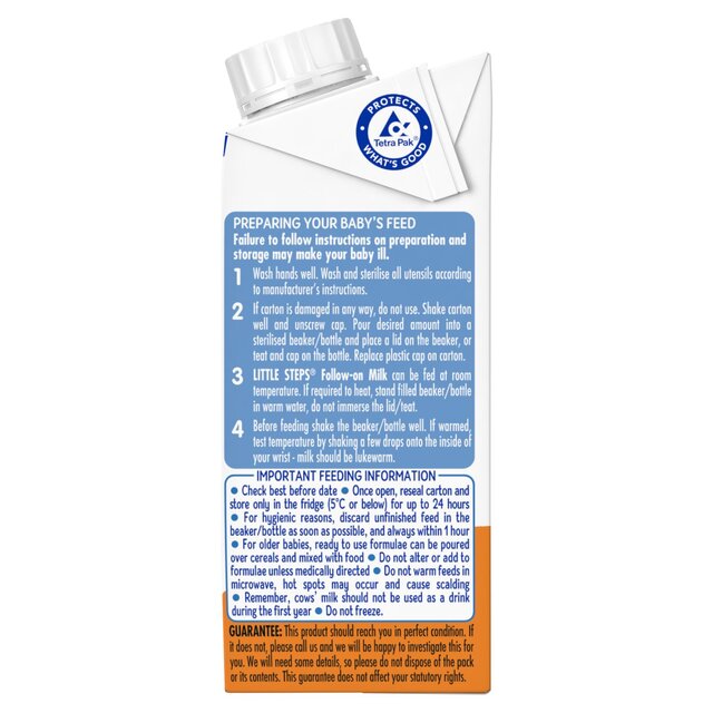 LITTLE STEPS Follow-On Baby Milk 6 mth+ Ready-to-use formula milk 200ml thumbnail 9