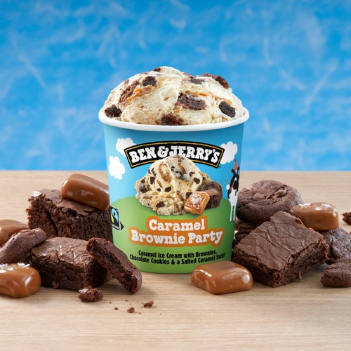 Ben & Jerry's Caramel Brownie Party Ice Cream Tub thumbnail 2