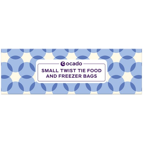 Ocado Small Twist Tie Food & Freezer Bags