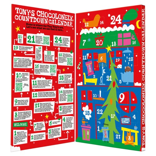 Tony's Chocolonely Countdown Fairtrade Calendar
