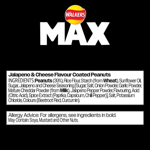 Walkers Max Strong Nuts Jalapeno & Cheese thumbnail 7