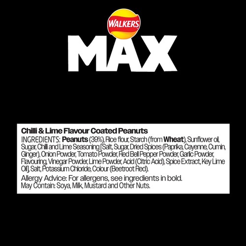 Walkers Max Strong Nuts Chili & Lime thumbnail 7