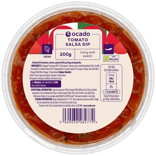 Ocado Tomato Salsa Dip thumbnail 2