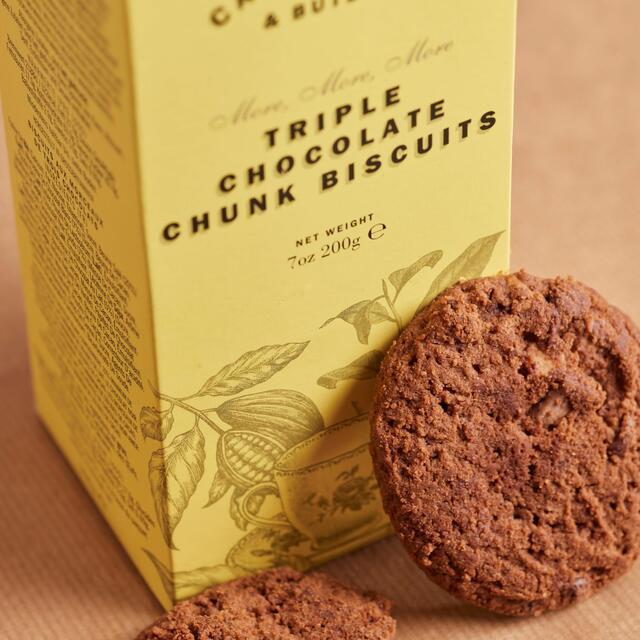 Cartwright & Butler Triple Chocolate Chunk Biscuits thumbnail 4