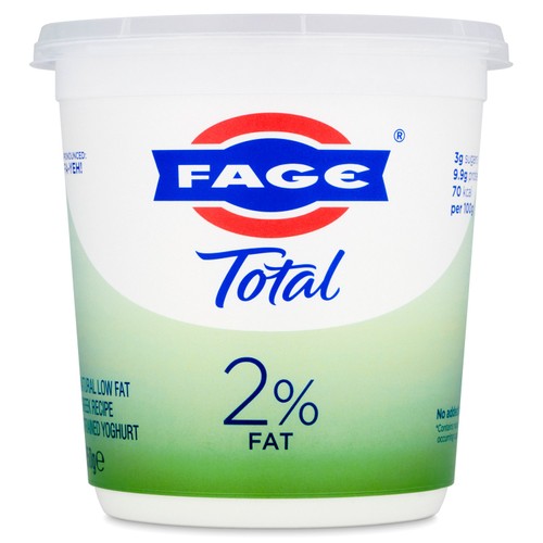 Fage Total 2% Fat Natural Low Fat Greek Recipe Strained Yoghurt thumbnail 3