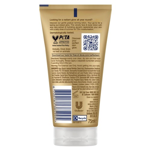 Dove Dermaspa Summer Revived Fair-Medium Self-Tan for Face & Body thumbnail 3