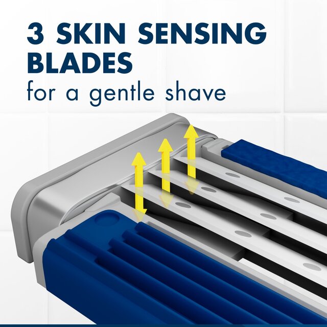 Gillette Blue 3 Smooth Men's Disposable Razors thumbnail 4