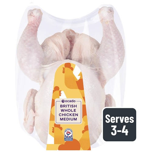 Ocado British Whole Chicken Medium