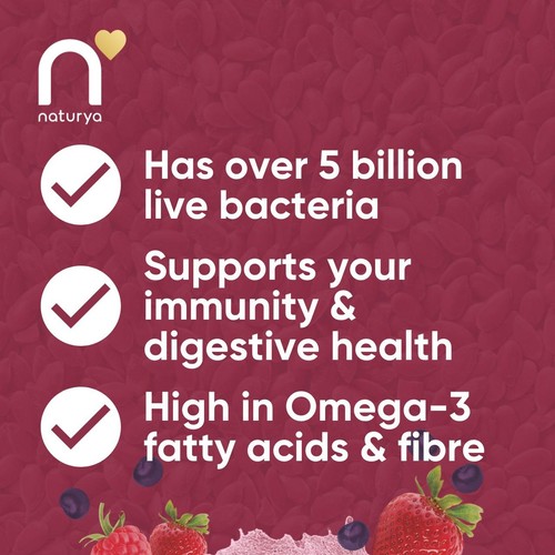 Naturya Gut Feel Mixed Berry Flaxseed Blend thumbnail 3