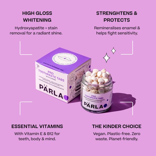 PARLA PRO Toothpaste Tablets Sensitive High Gloss Whitening thumbnail 4